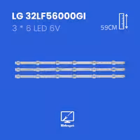 بک لایت تلویزیون ال جی مدل 32LF56000GI