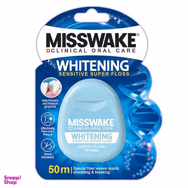 نخ دندان میسویک (Misswake) مدل Whiting طول 50 متر