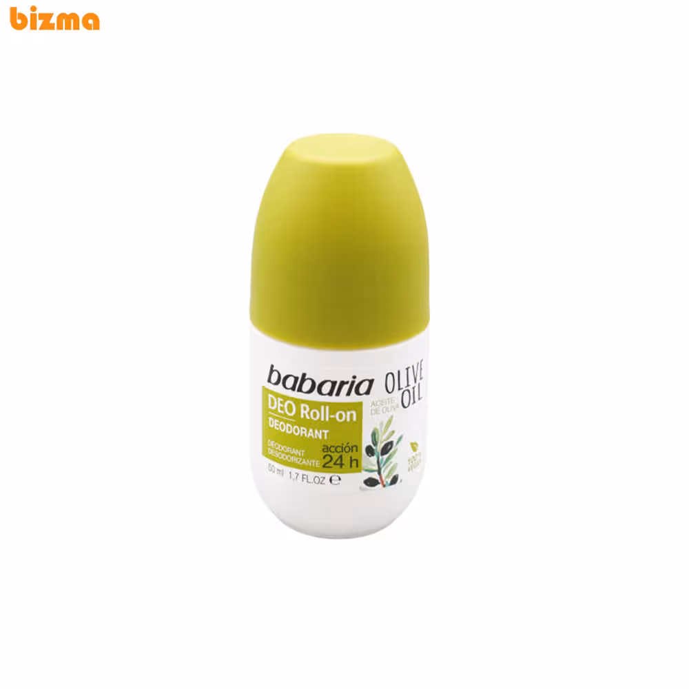 رول ضد تعریق مایع اولیو اویل فاقد الکل باباریا 50 میلی لیتر