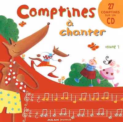 دانلود کتاب Comptines a chanter, vol. 1   CD Relie