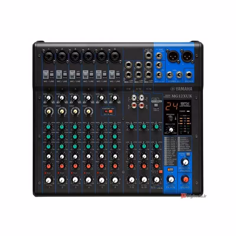 میکسرصدا آنالوگ یاماها مدلYamaha MG12XUK