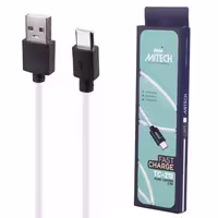 کابل شارژ تایپ سی فست شارژ مدل می تک Mitech TC-212 طول 1.2 متر