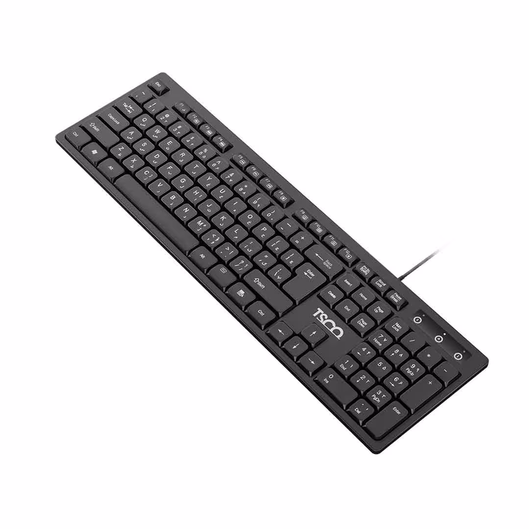 کیبورد سیمدار تسکو مدل TSCO TK 8072