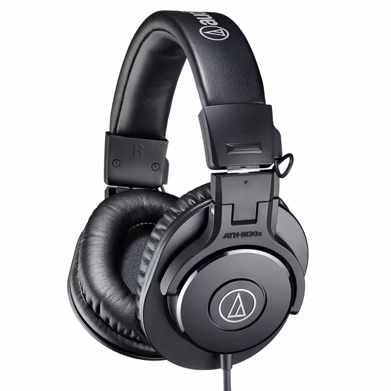 هدفون استودیویی آدیو تکنیکا مدل ATH-M30xAudio-Technica ATH-M30x Headphone Monitoring