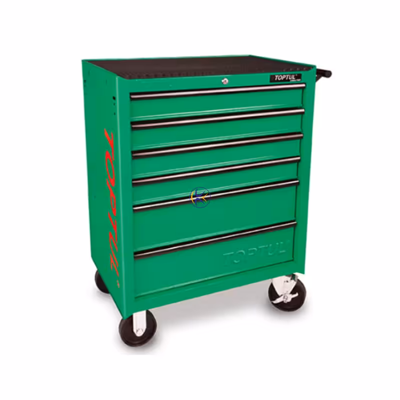 جعبه ابزار 6 کشو چرخ دار بدون ابزار مدل TCAJ0601 تاپ تول Toptul
