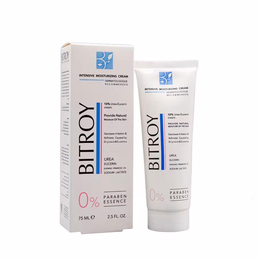 کرم مرطوب کننده حاوی اوره-اوسرین 10% بیتروی 75 میلی لیتر