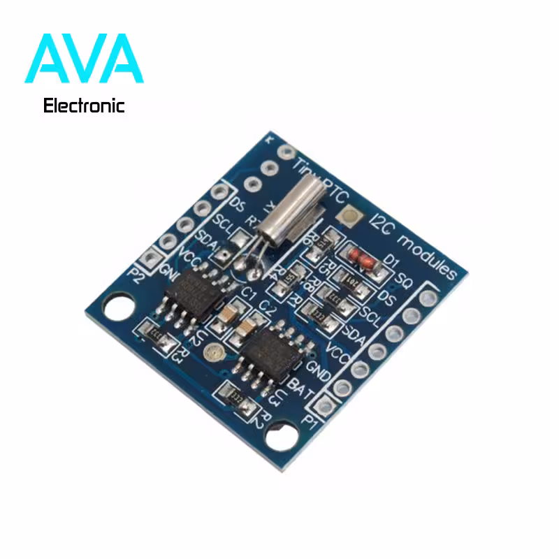 ماژول ساعت DS1307 دارای ارتباط I2C
