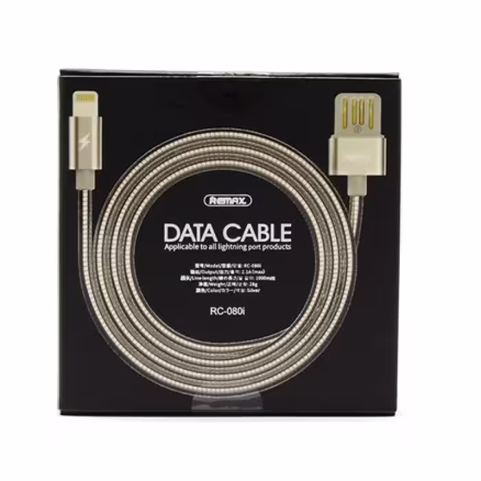 کابل تبدیل USB به لایتنینگ ریمکس مدل RC-080i