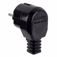 دوشاخه برق ارت دار آهنی کوشا نگین نور کد 4