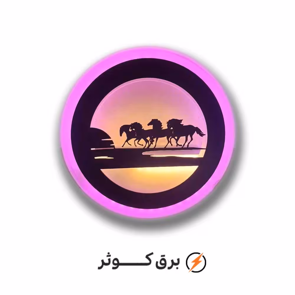 شبخواب LED گرد بزرگ (اسب)