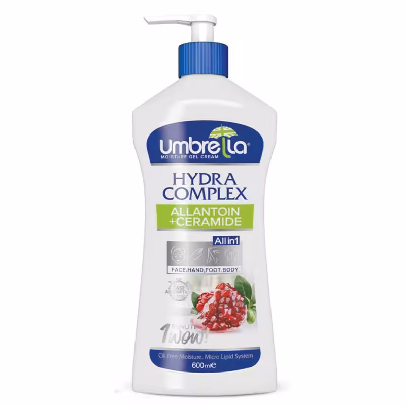 ژل کرم آبرسان آمبرلا حاوی عصاره انار 600 میل