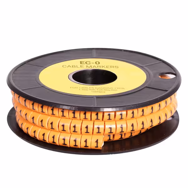 شماره سیم مدل EC-0-1 بسته 1000 عددی