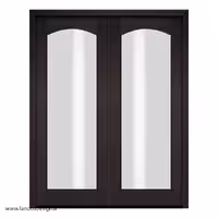 درب اتاق نشیمن شیشه‌خور کلاسیک کد 1103