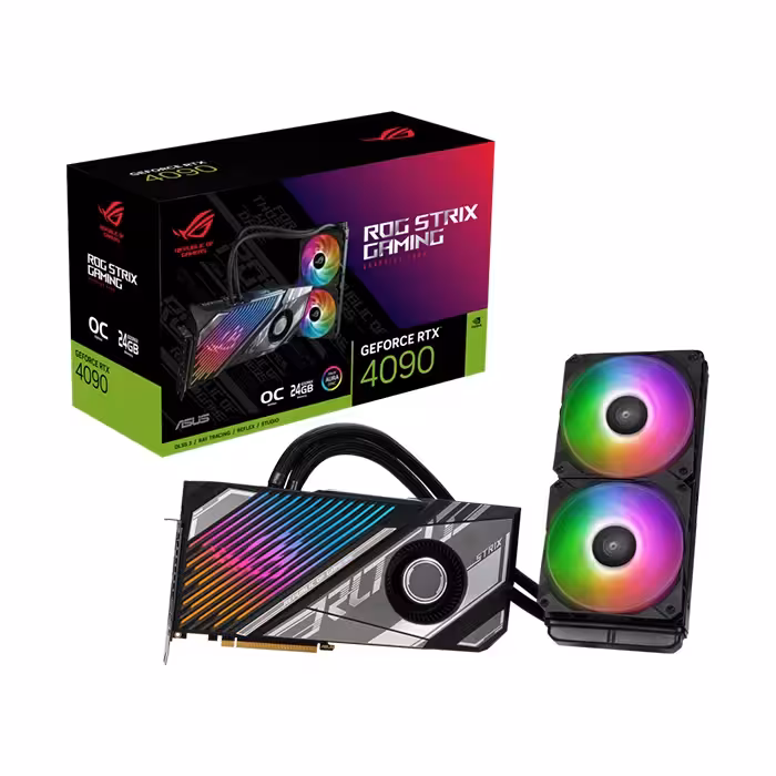 کارت گرافیک ایسوس ROG Strix LC GeForce RTX 4090 OC Edition 24GB