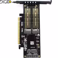کارت تبدیل PCIE 16X به MINI TECH B-M KEY M2  MSATA