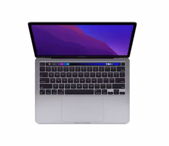 لپ تاپ 13 اینچی اپل مدل MacBook Pro MYDC2 2020 همراه با تاچ بار