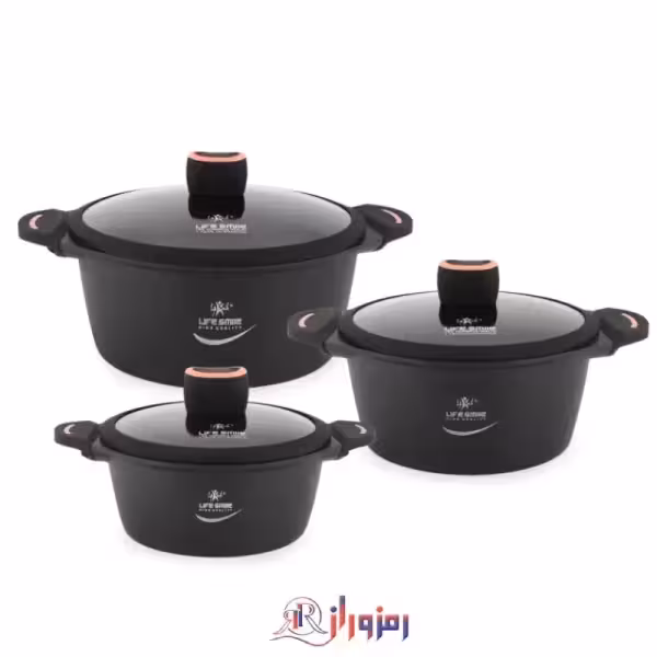 سرویس قابلمه 6 پارچه لایف اسمایل مدل LIFEP13-6