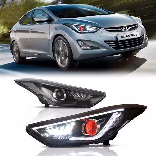 جفت چراغ اسپرت جلو هیوندای النترا 2011-2016