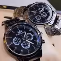 ساعت مچی ست زنانه مردانه سیتیزن مشکی (تک موتوره)