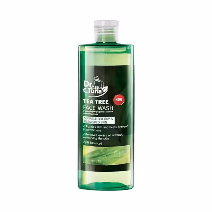 ژل شستشوی تی تری دکتر سی تونا فارماسی | پاکسازی ملایم و ضد جوش پوست چرب