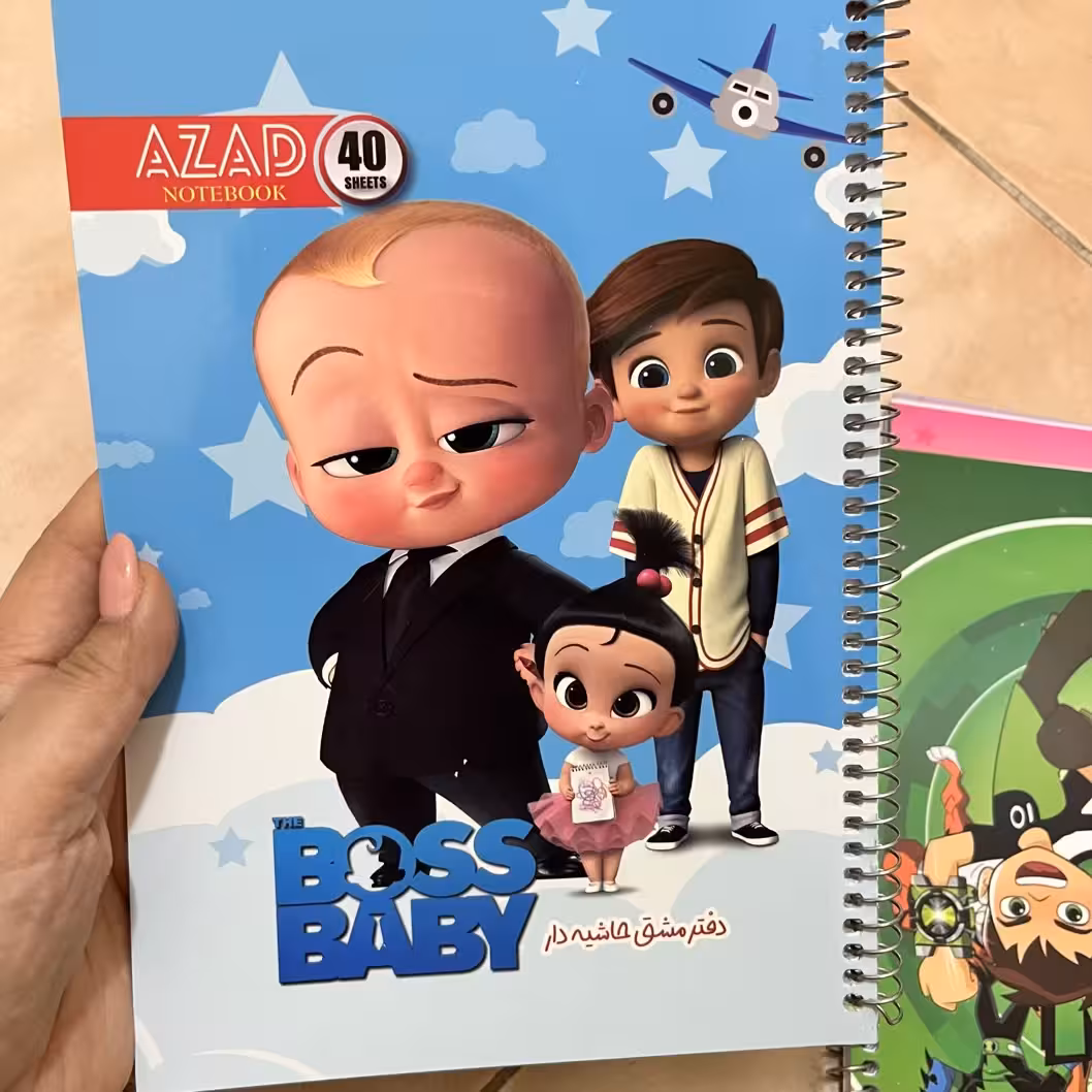 دفتر حاشیه دار 40 برگ