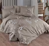 روتختی خاکی گل‌دار کاوری مدل Mohana