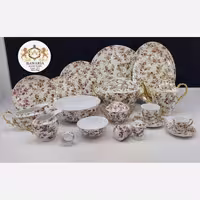 سرویس چینی 135 پارچه باواریا کد 539 با طرح مدرن