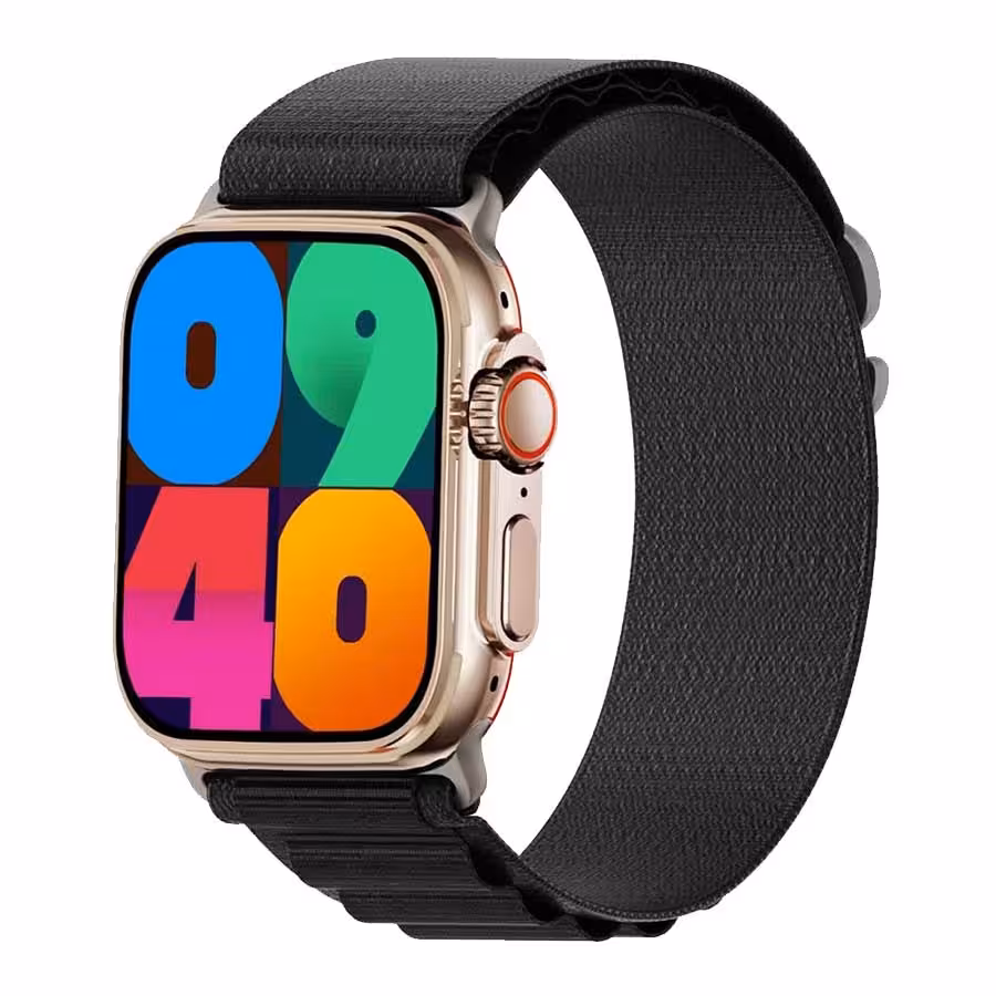 ساعت هوشمند گرین لاین Ultra mini ا Ultra mini Smart Watch Titanium with Black Band GNSW31