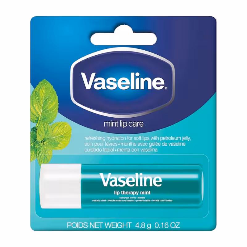 بالم لب قلمی mint lip care وازلین Vaseline
