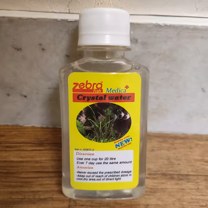 محلول شفاف کننده لحظه مدل Zebra Fish Crystal Water حجم 100 میلی لیتر 