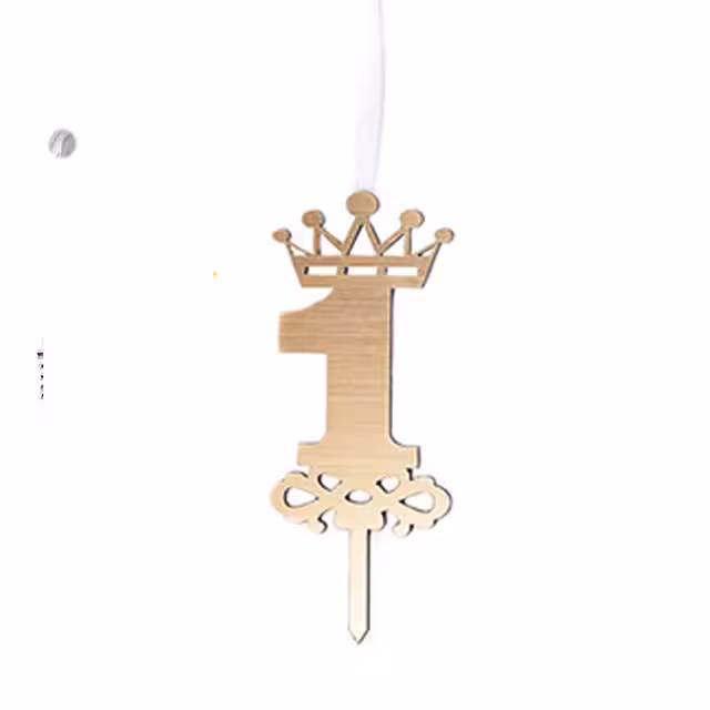 شمع تولد طرح تاج عدد 1