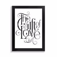 تابلو با طرح عاشقانه Love، کد PF-27068
