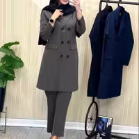 مانتو اداری زنانه مدل ست مانتو شلوار پرشیا