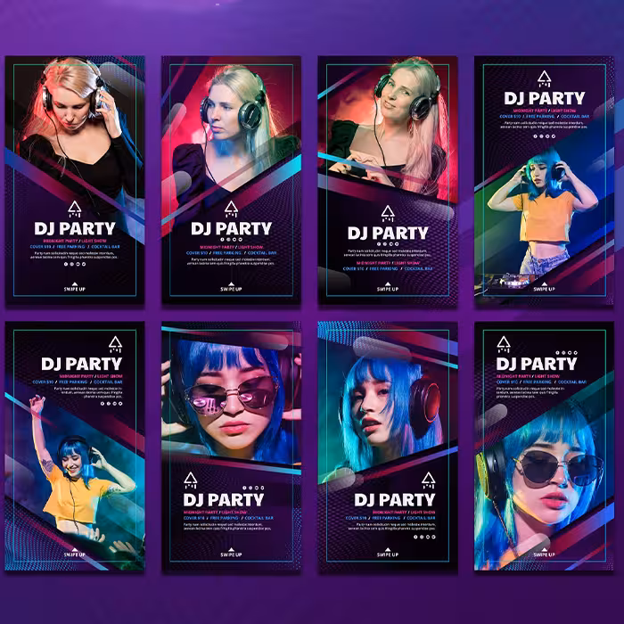 64 قالب پست و استوری اینستاگرام موزیک و موسیقی