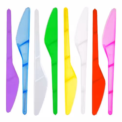 کارد یکبار مصرف رنگی