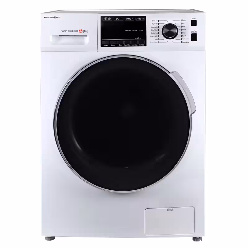 ماشین لباسشویی پاکشوما مدل TFU-84407 ظرفیت 8 کیلوگرم