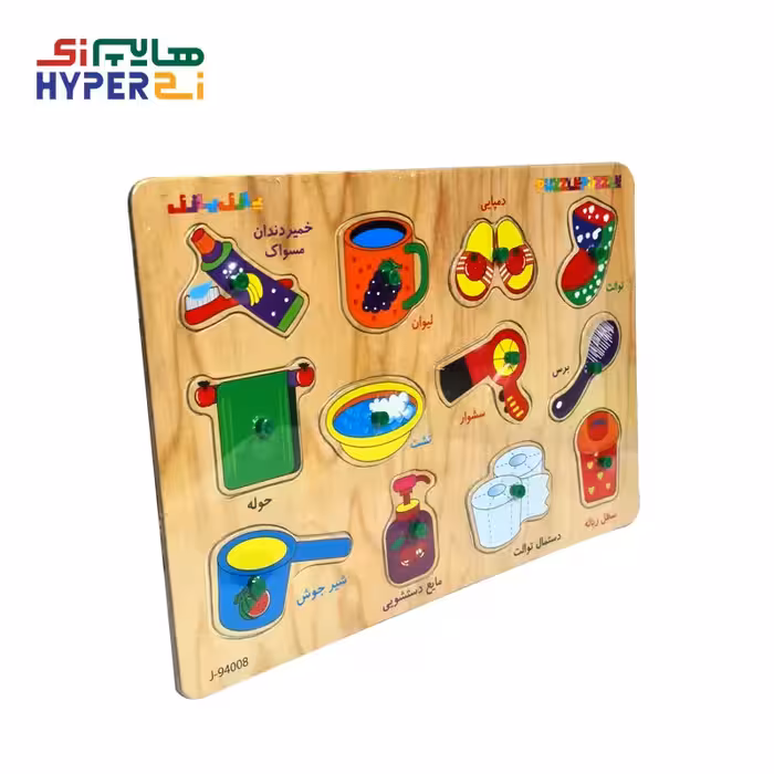 بازی جورچین صفحه ای پین دار