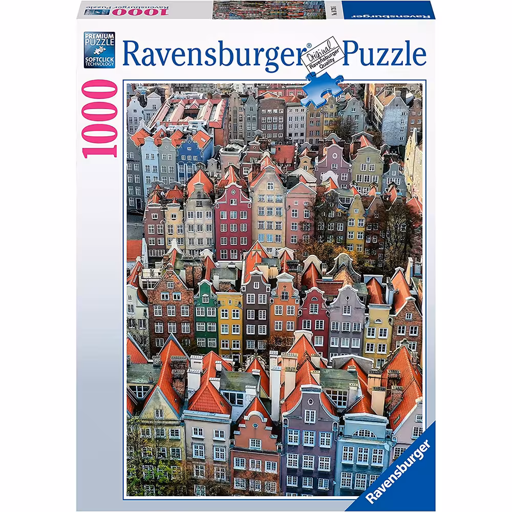 پازل 1000 قطعه Ravensburger طرح گدانسک لهستان
