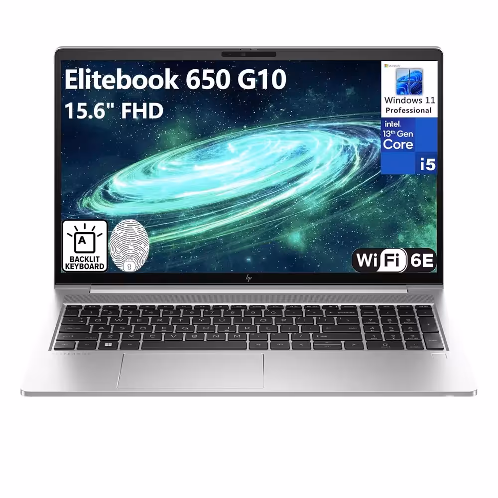 لپ تاپ دل HP EliteBook 650 G10 | i5-1355U | 16G | 512G | INTEL IRIS XE | 15.6”FHD (اپن اکس)