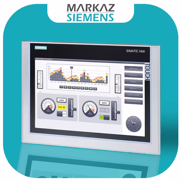 اچ ام آی زیمنس HMI TP1200 Comfort 12" widescreen TFT display کدفنی 6AV2124-0MC01-0AX0