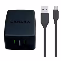 شارژر دیواری جرلکس مدل GA-20 به همراه کابل تبدیل USB-C | کالا مکس