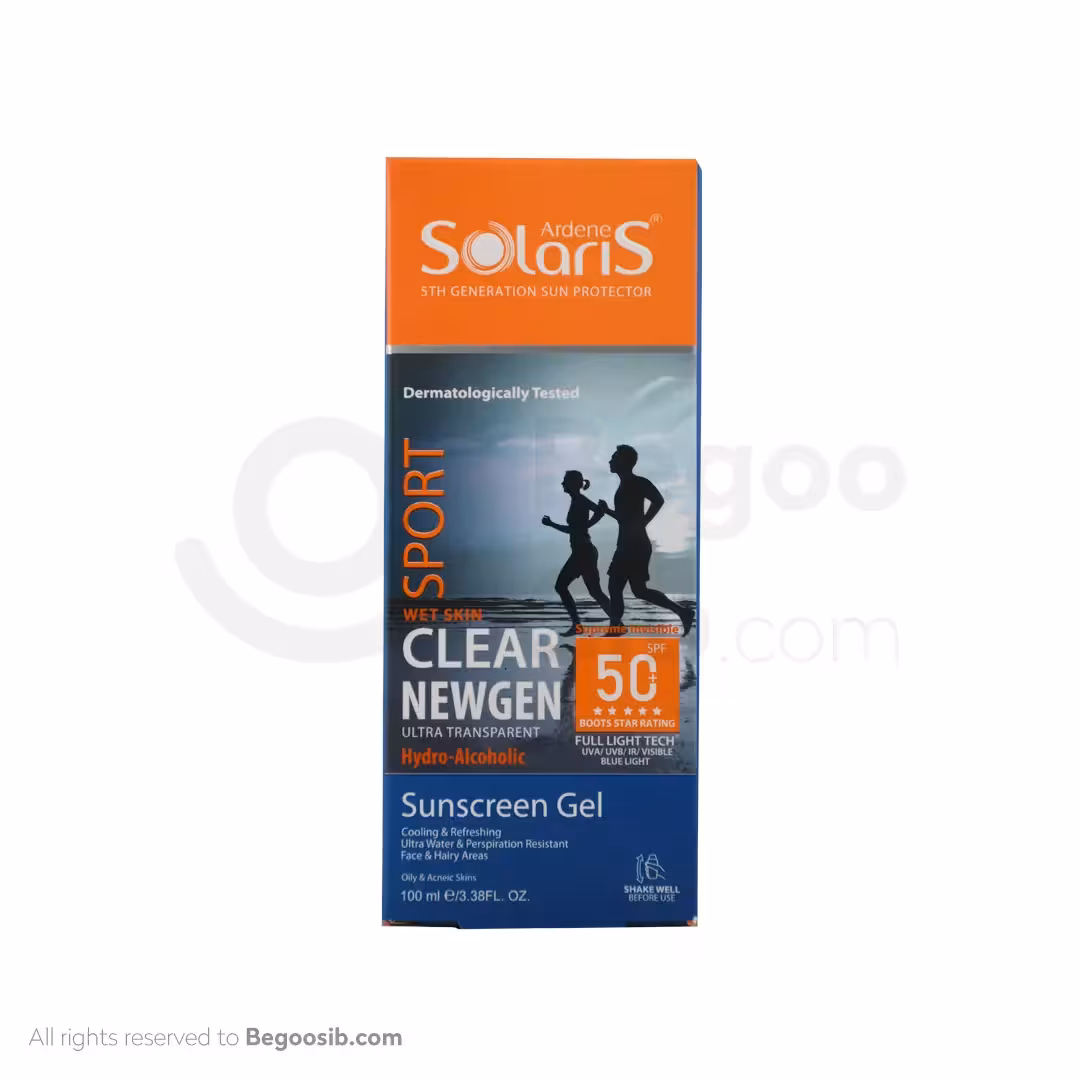 ضد آفتاب SPORT کلییر نیوژن SPF 50 آردن سولاریس 100 میلی لیتری
