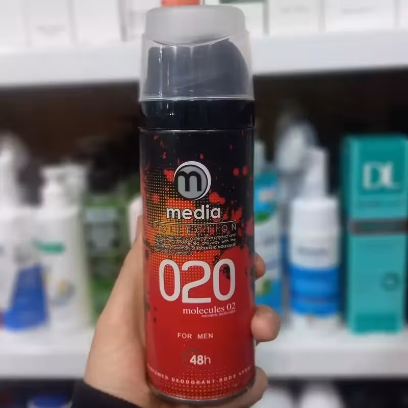 اسپری بدن مدیا 200میل رایحه اسنتریک مولکولEscentric Molecules Molecule 02