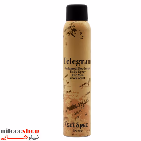 اسپری بدن تلگرام مردانه اسکلاره حجم 200 میلی لیتر
