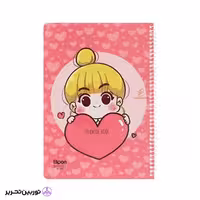 دفتر نقاشی 40 برگ وزیری فانتزی الیپون کد 09