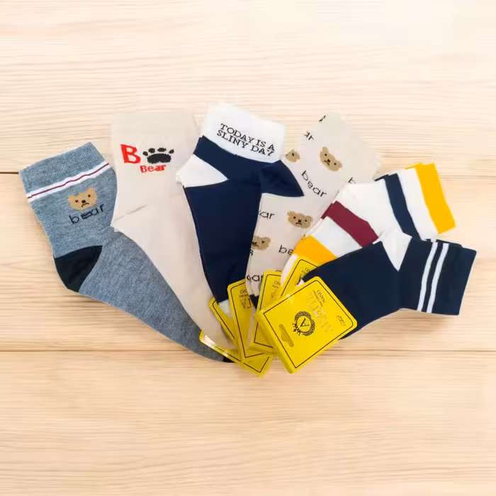 جوراب نیم ساق بچگانه ارمیتا 6شماره کد 104