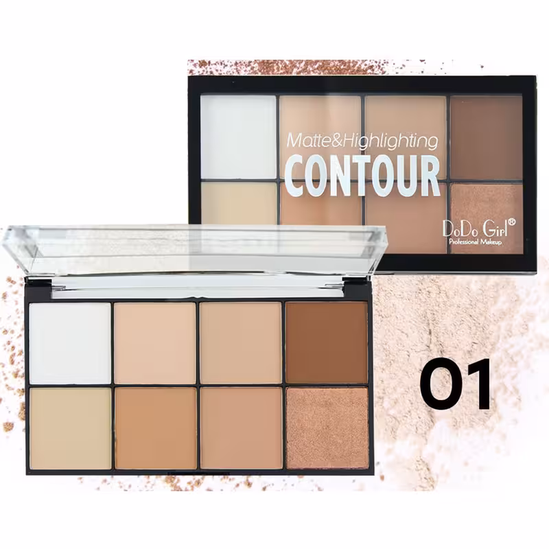 پالت کانتورینگ و هایلایتر دودوگرل مدل01_اورجینال