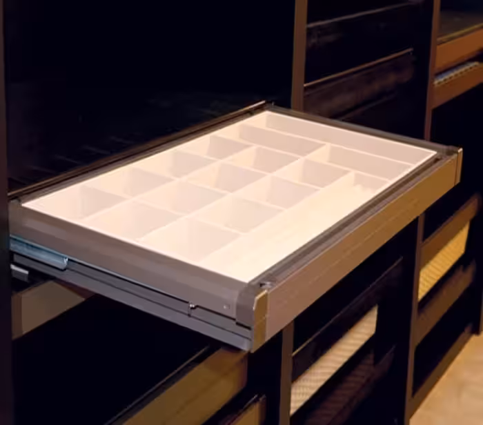 سینی مشبک ریلی جای زیورآلات رنگ موکا طرح ایتالین سایز 60 فانتونی کد J511