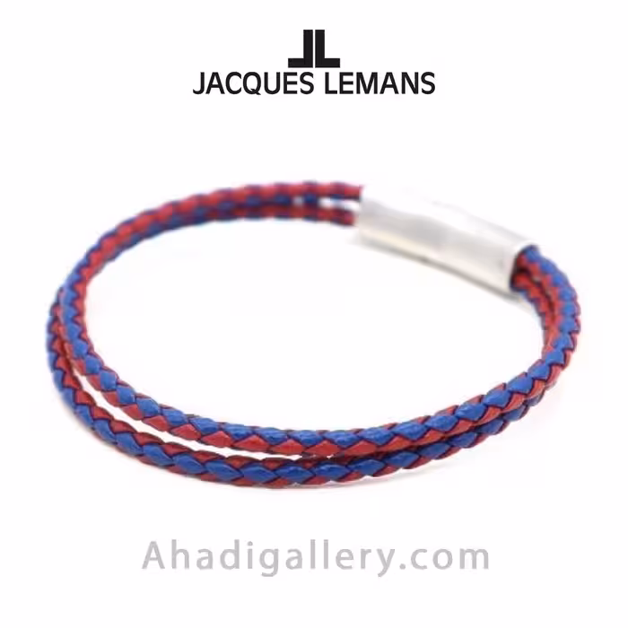 دستبند چرم ژاک لمن مدل s-b126c