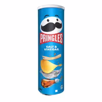 چیپس پرینگلز آبی با طعم سرکه نمکی 165 گرمی pringles